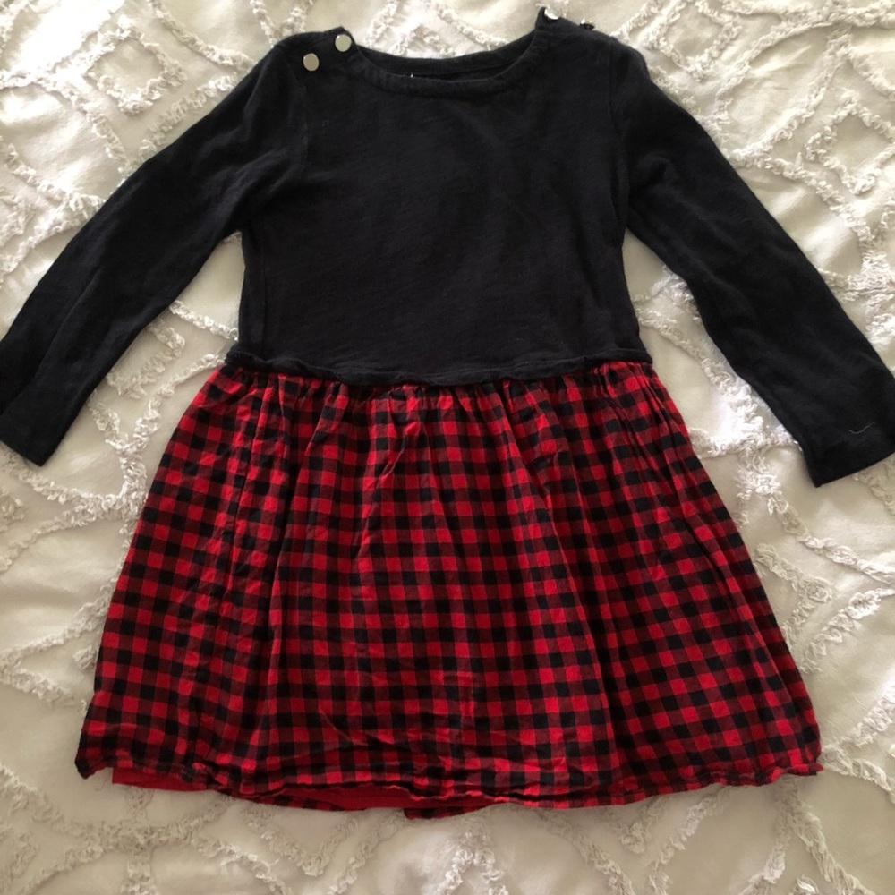 Plaid baby gap dress